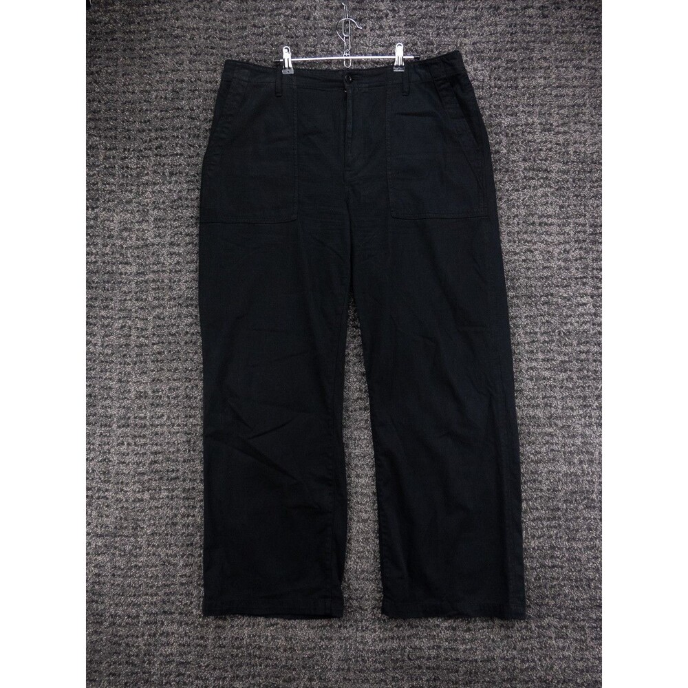 Madewell Pants Womens 33 Actual 39x31 Black Low Slung Baggy Wide Leg City Y2K